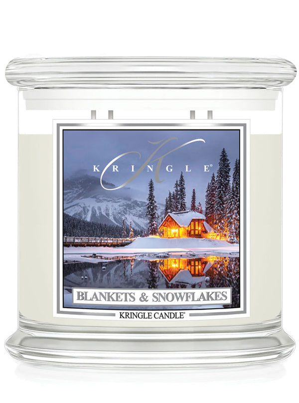 kringle candle Blankets & Snowflakes XL 4-wick