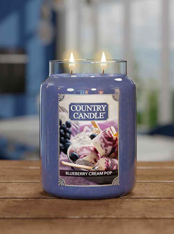 Kringle Candle Blueberry Cream Pop Large 2-wick