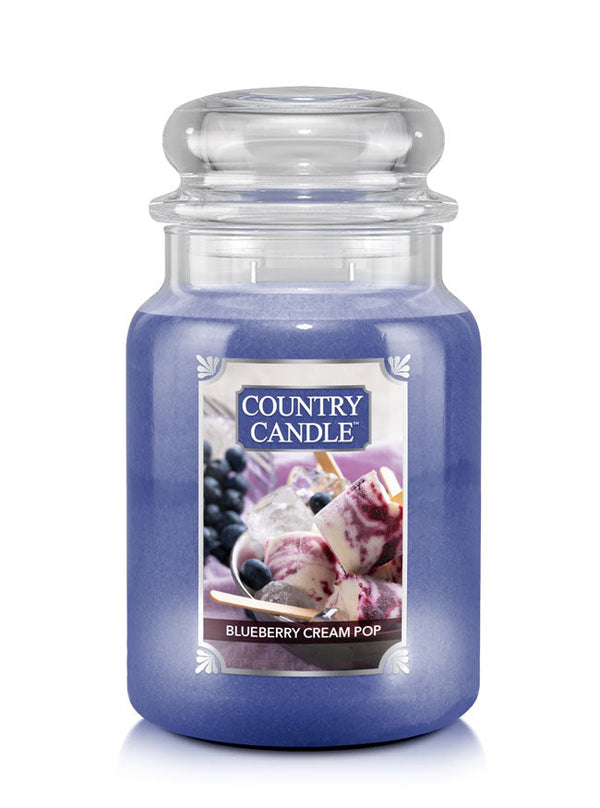 kringle candle Blueberry Cream Pop Large 2-wick