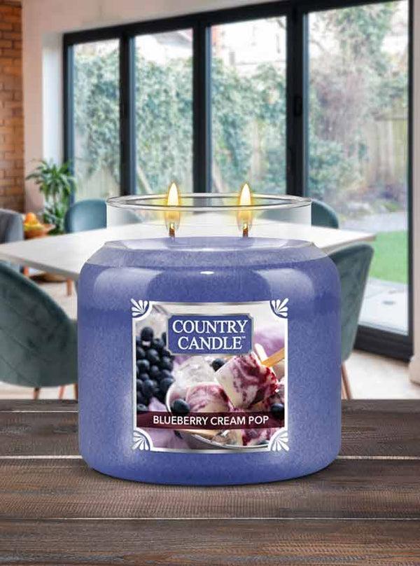 Kringle Candle Blueberry Cream Pop Medium 2-wick