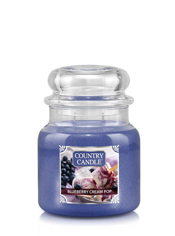 kringle candle Blueberry Cream Pop Medium 2-wick