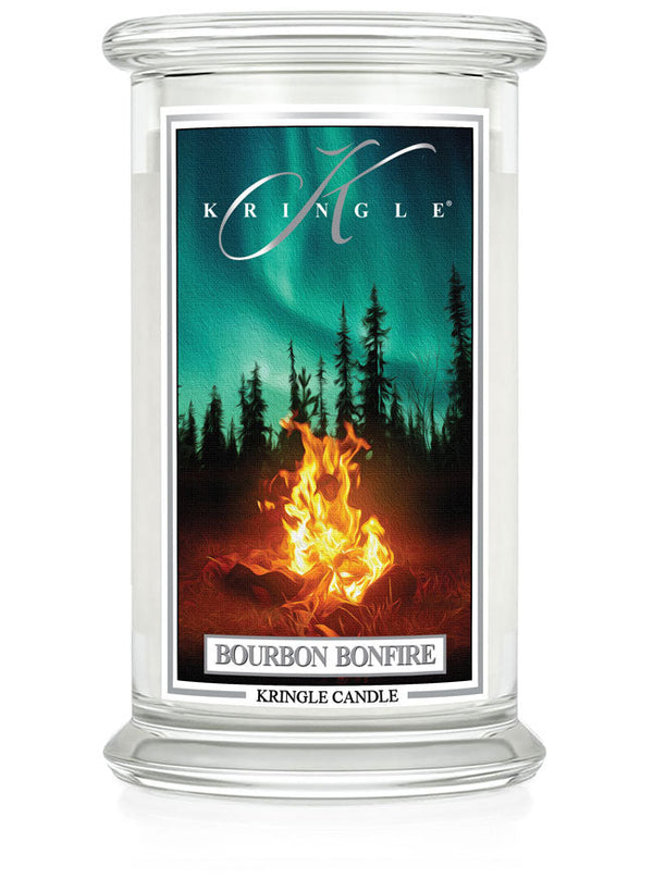 kringle candle Bourbon Bonfire Large 2-wick