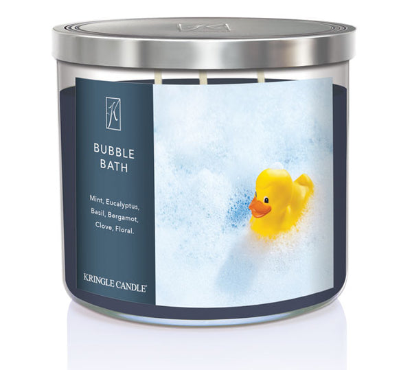 kringle candle Bubble Bath 3-Wick Candle