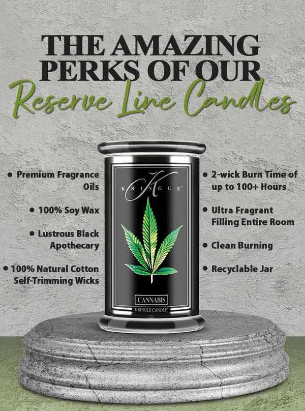 Kringle Candle Cannabis Large 2-wick