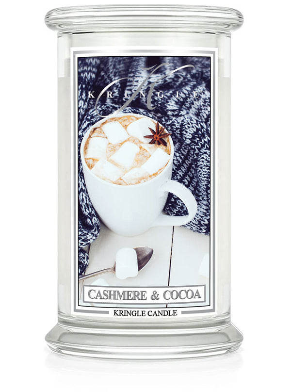 kringle candle Cashmere & Cocoa Large 2-wick