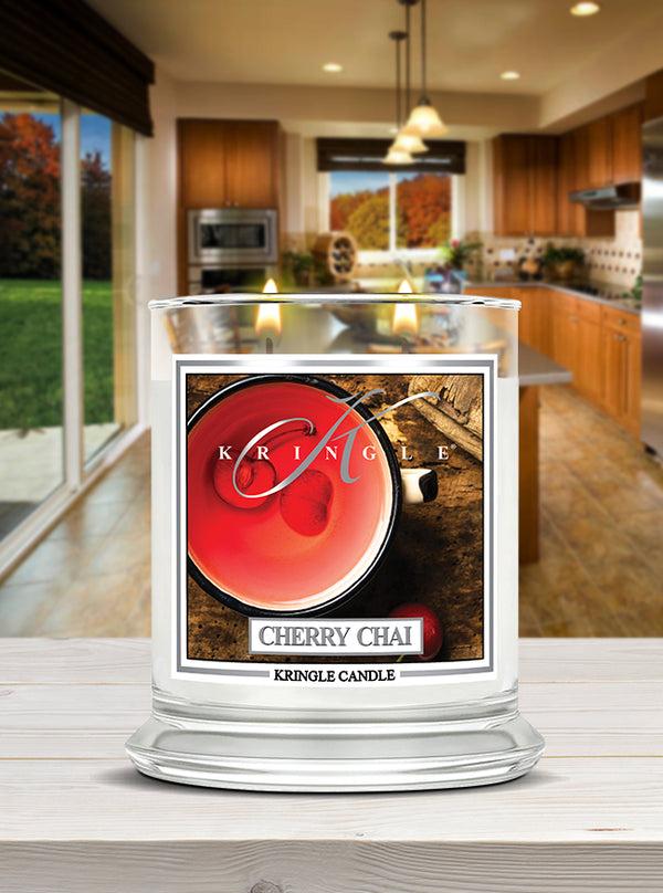 Kringle Candle Cherry Chai Medium 2-wick