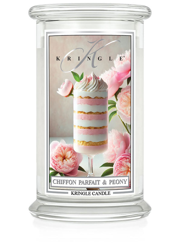 kringle candle Chiffon Parfait Peony Large 2-Wick