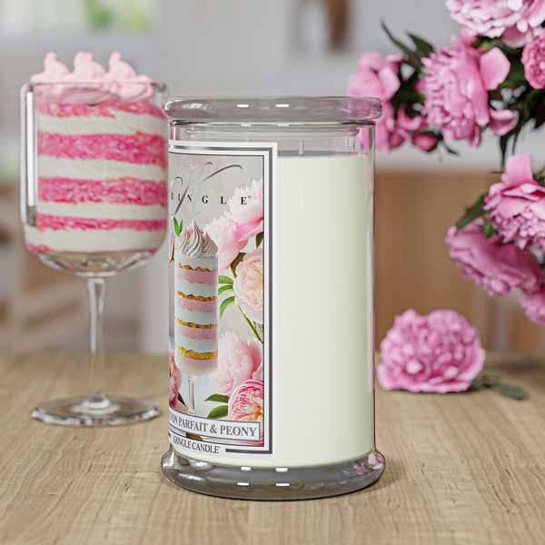 Kringle Candle Chiffon Parfait Peony Large 2-Wick