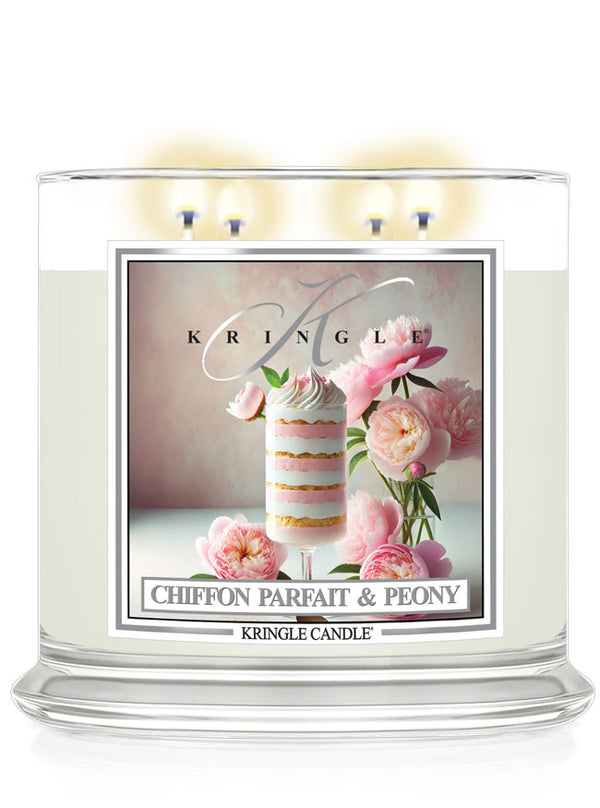 Kringle Candle Chiffon Parfait Peony XL 4-wick