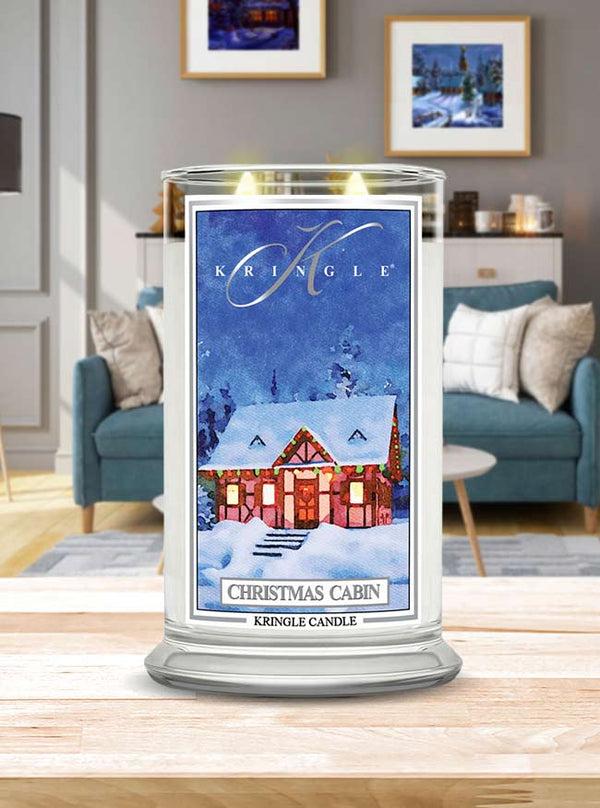 Kringle Candle Christmas Cabin Large 2-wick