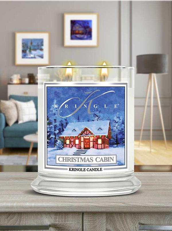 Kringle Candle Christmas Cabin Medium 2-wick