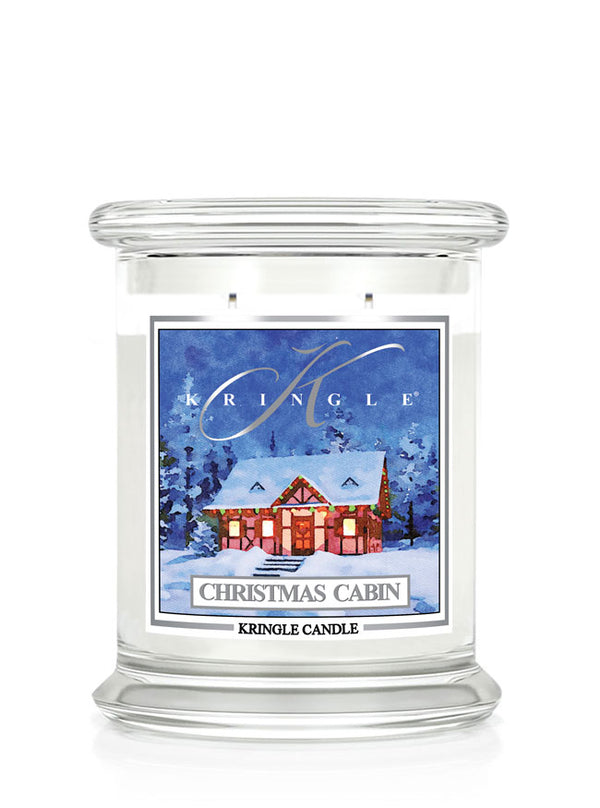 kringle candle Christmas Cabin Medium 2-wick