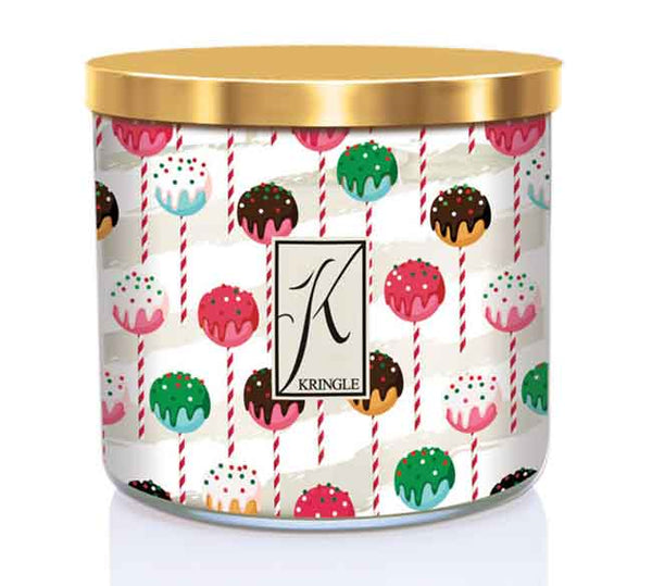 kringle candle Christmas Cake Pops 3-wick