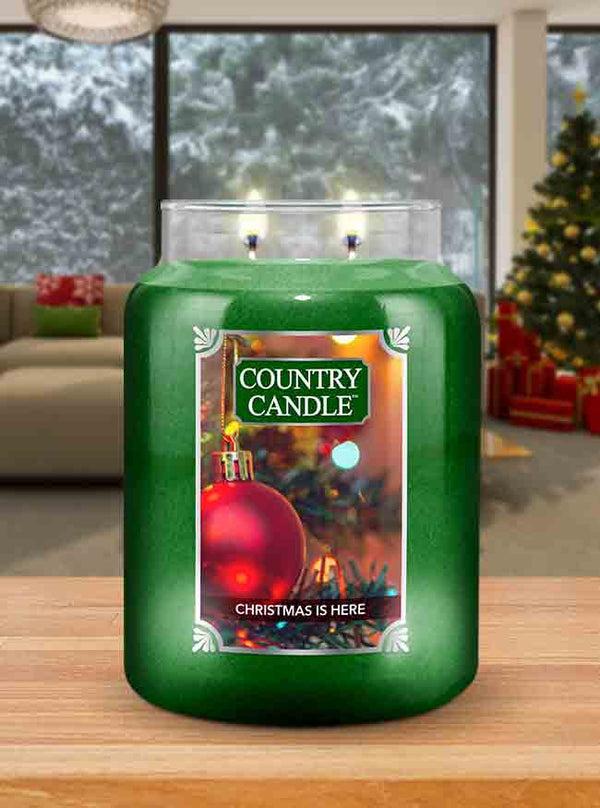 Kringle Candle Christmas Is Here Large 2-wick