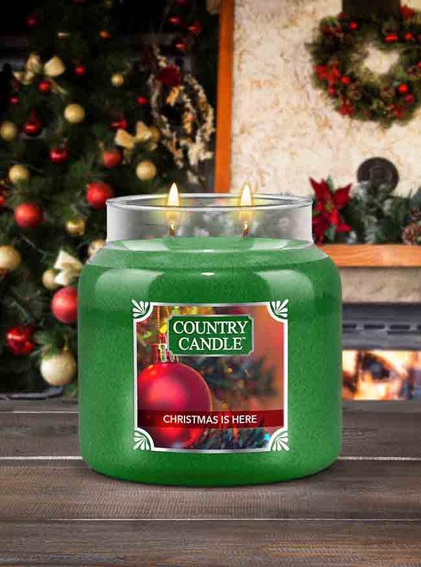 Kringle Candle Christmas Is Here Medium 2-wick