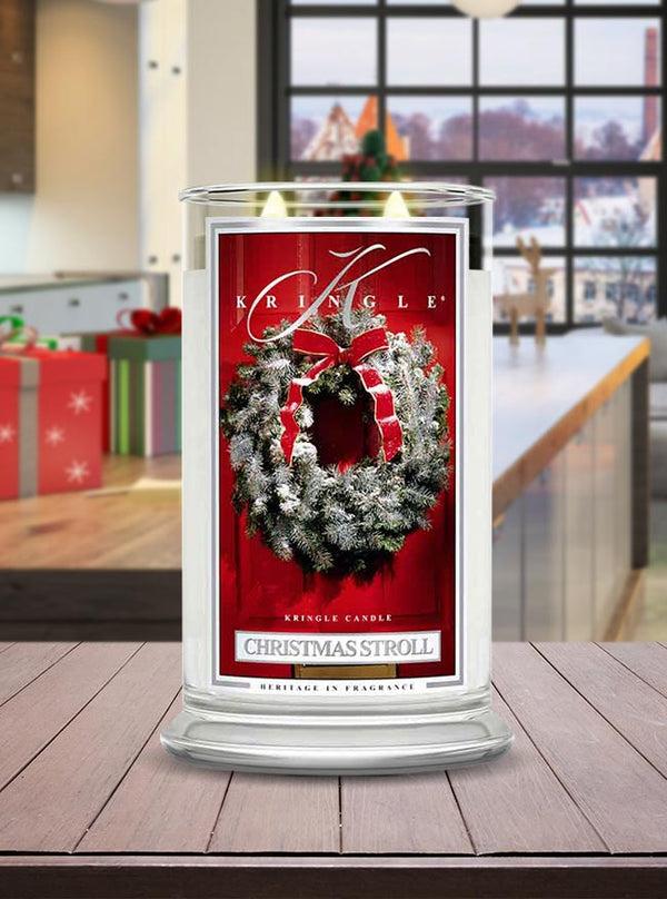 Kringle Candle Christmas Stroll Large 2-wick
