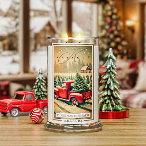 Kringle Candle Christmas Tree Farm Large 2-Wick