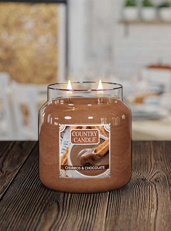 Kringle Candle Churros & Chocolate Medium 2-wick