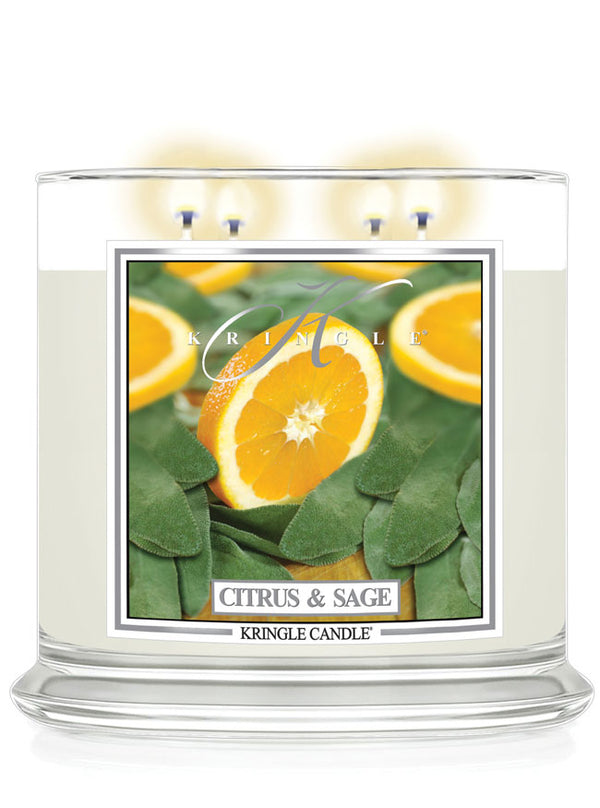 Kringle Candle Citrus & Sage XL 4-wick