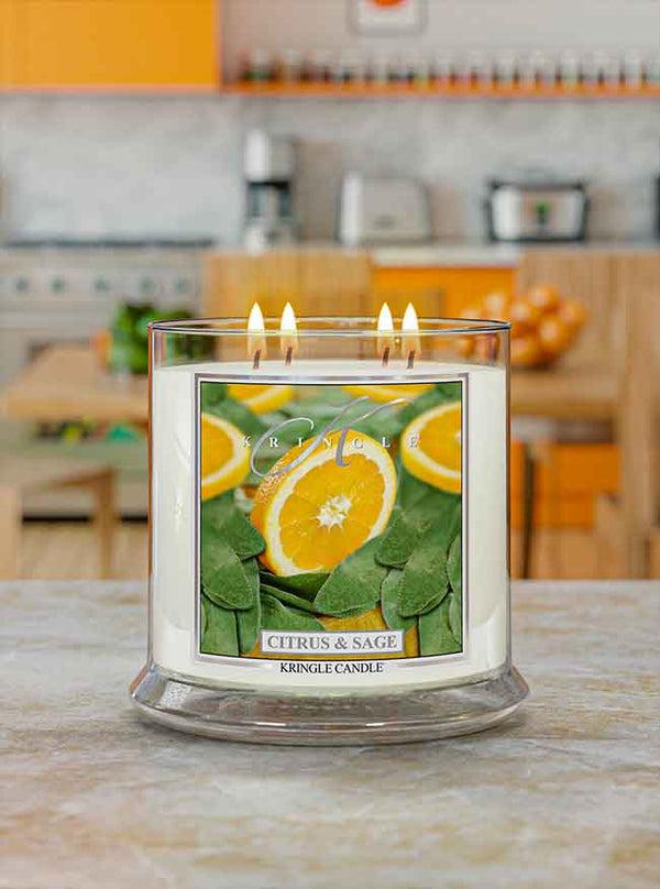 Kringle Candle Citrus & Sage XL 4-wick