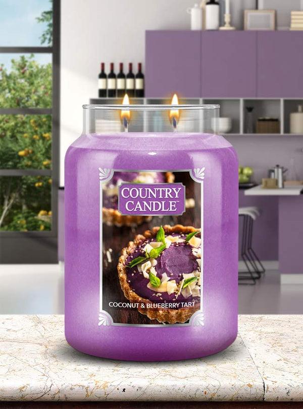 Kringle Candle Coconut & Blueberry Tart Large 2-wick