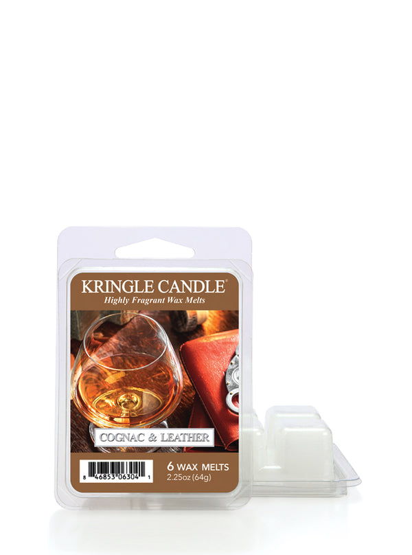 kringle candle Cognac & Leather Wax Melt