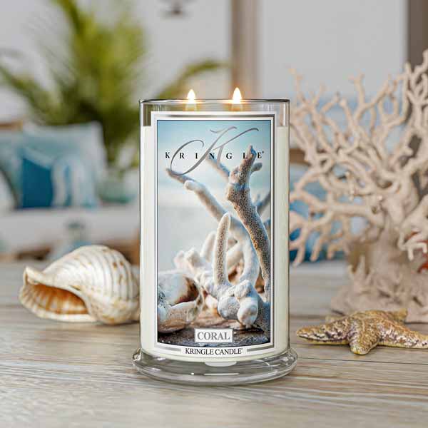 Kringle Candle Coral Large 2-Wick