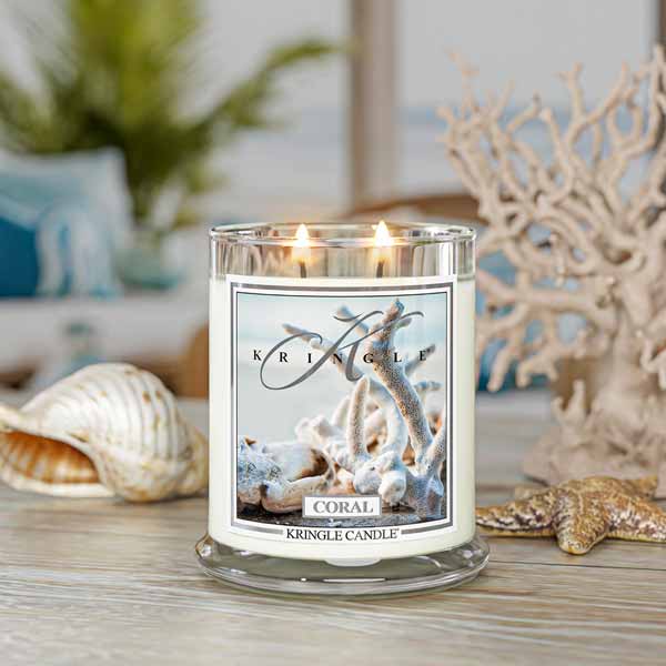 Kringle Candle Coral Medium 2-wick