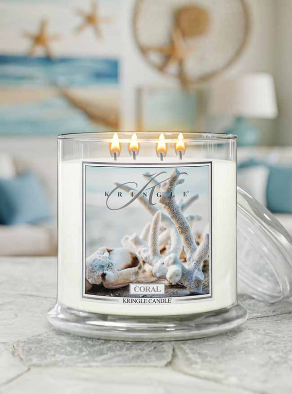 Kringle Candle Coral XL 4-wick