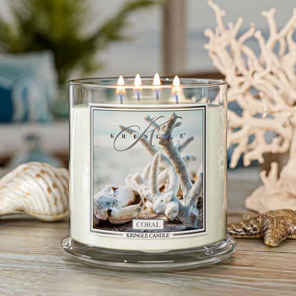 Kringle Candle Coral XL 4-wick