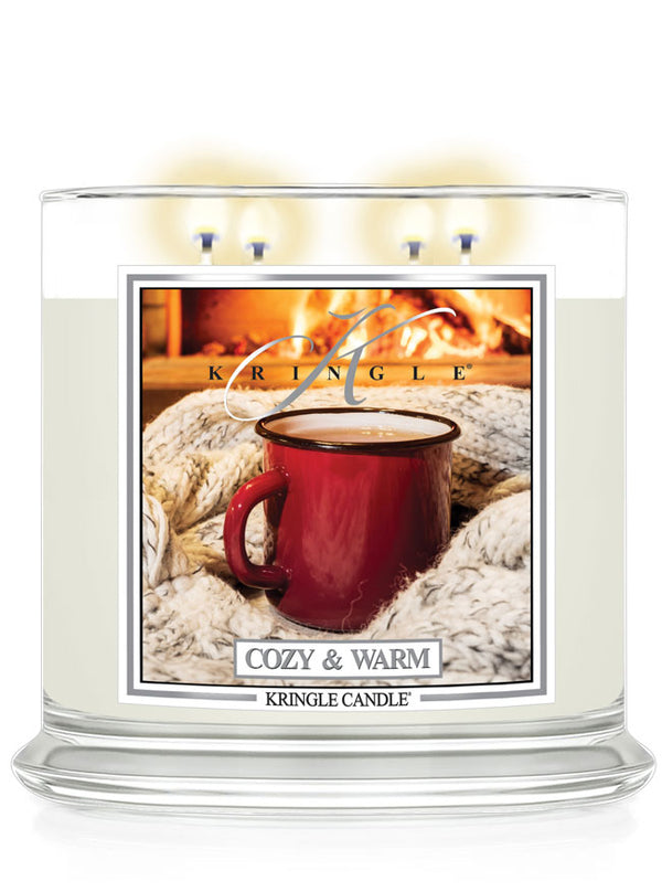 Kringle Candle Cozy & Warm XL 4-wick