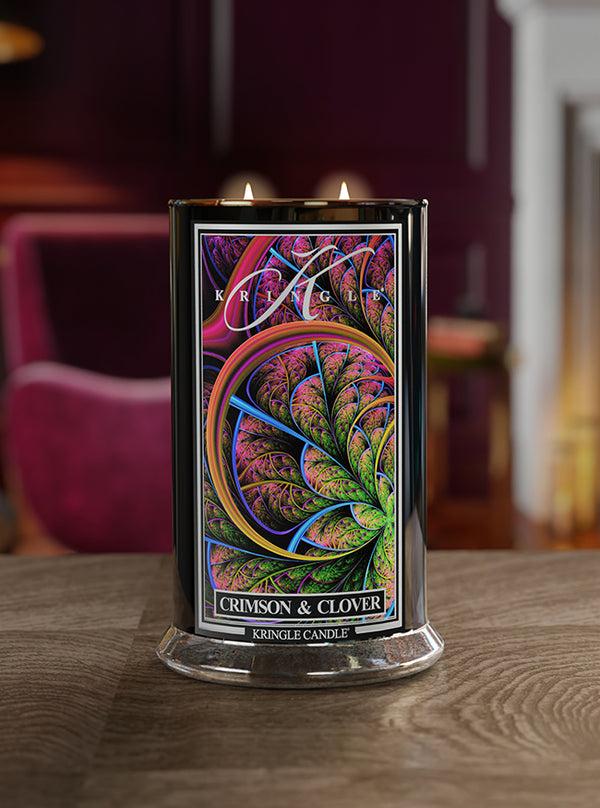 Kringle Candle Crimson & Clover Large 2-wick