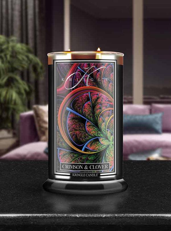 Kringle Candle Crimson & Clover Large 2-wick