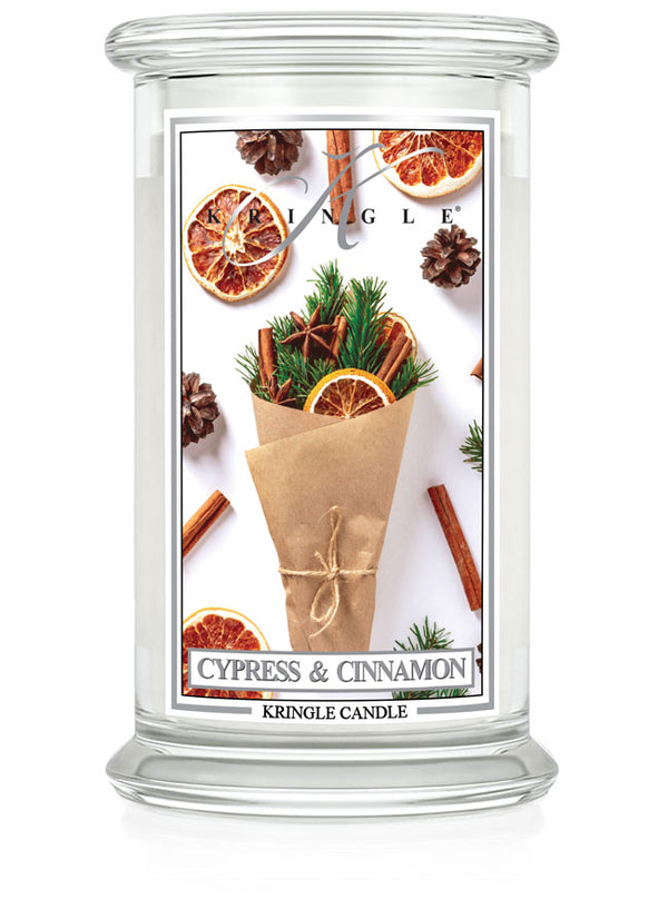 kringle candle Cypress & Cinnamon Large 2-Wick