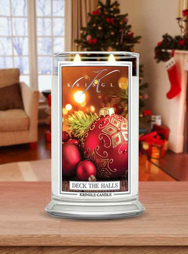 Kringle Candle Deck The Halls Large 2-wick