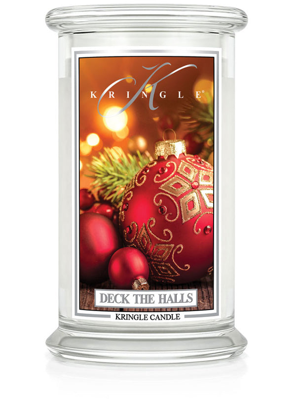 Kringle Candle Deck The Halls Large 2-wick