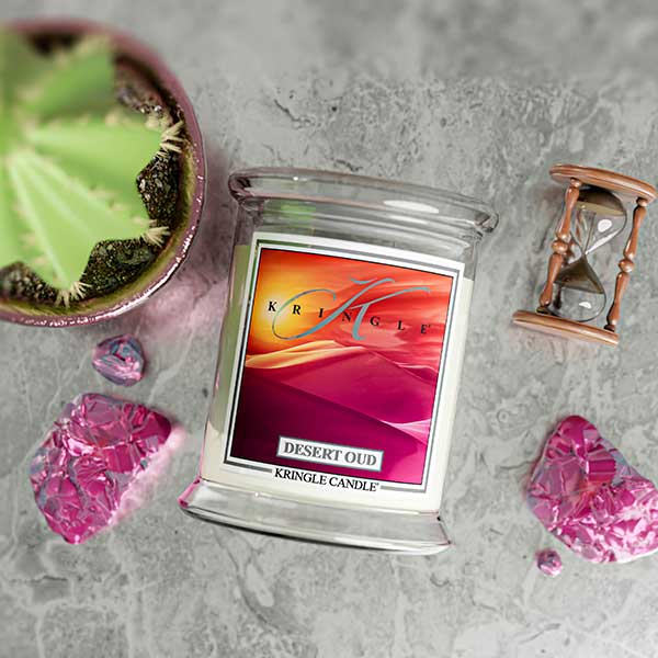 Kringle Candle Desert Oud Medium 2-wick