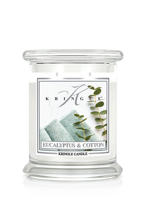 kringle candle Eucalyptus & Cotton Medium 2-wick