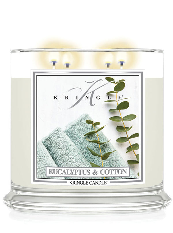 Kringle Candle Eucalyptus & Cotton XL 4-wick