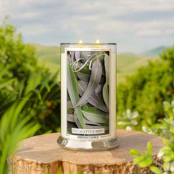 Kringle Candle Eucalyptus Mint Large 2-wick
