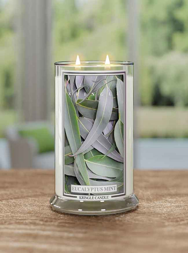 Kringle Candle Eucalyptus Mint Large 2-wick