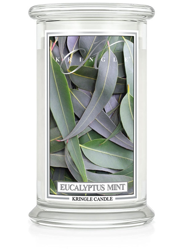 kringle candle Eucalyptus Mint Large 2-wick