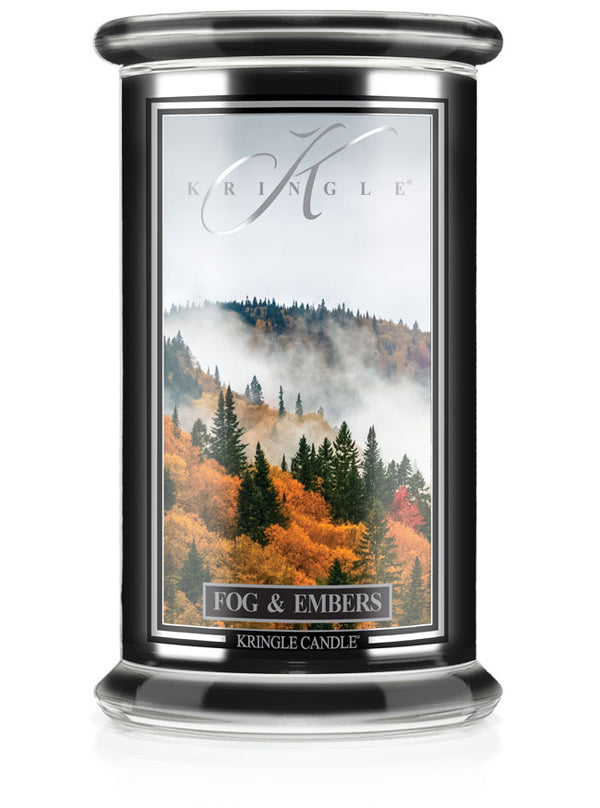 kringle candle Fog & Embers Large 2-wick