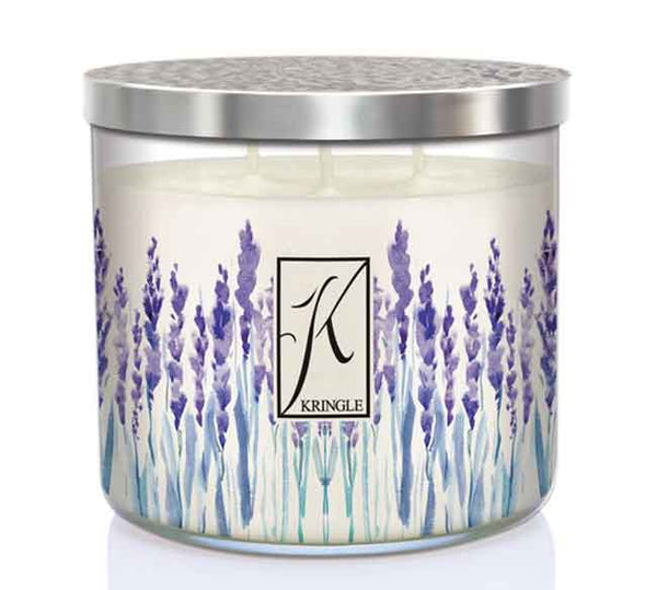 kringle candle French Lavender 3-wick