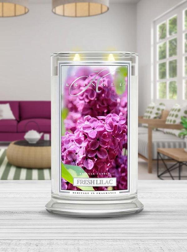 Kringle Candle Fresh Lilac Large 2-wick