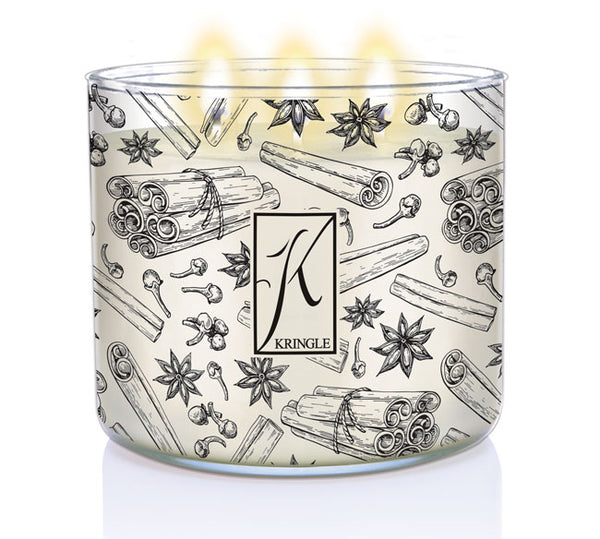 Kringle Candle Frosted Spice 3-wick