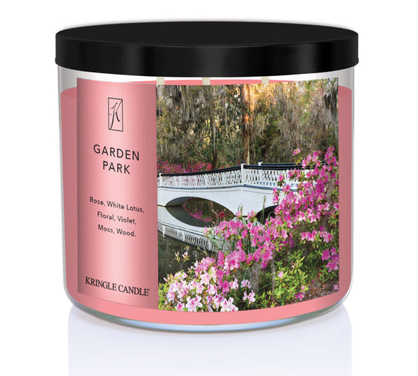 kringle candle Garden Park 3-Wick Candle