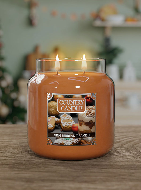 Kringle Candle Gingerbread Tiramisu Medium 2-wick