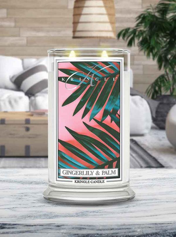 Kringle Candle Gingerlily & Palm Large 2-wick