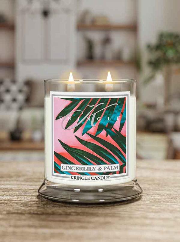 Kringle Candle Gingerlily & Palm Medium 2-wick